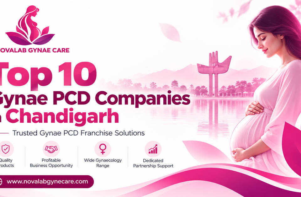 Top 10 Gynae PCD Companies in Chandigarh featuring Novalab Gynae Care, offering quality gynaecology products and pharma franchise opportunities.