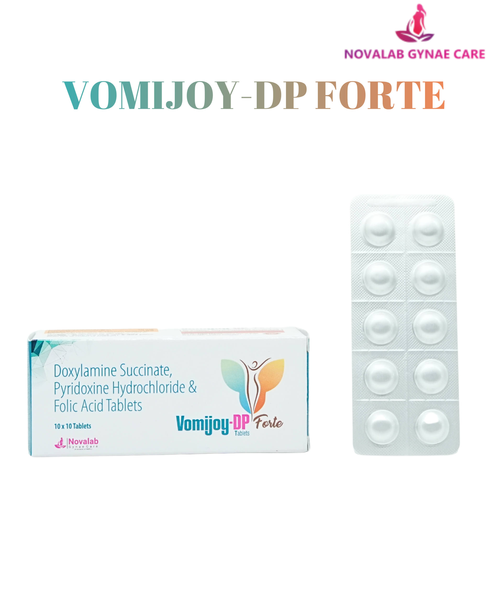 Doxylamine Succinate, Pyridoxine Hydrochloride & Folic Acid Tablets
