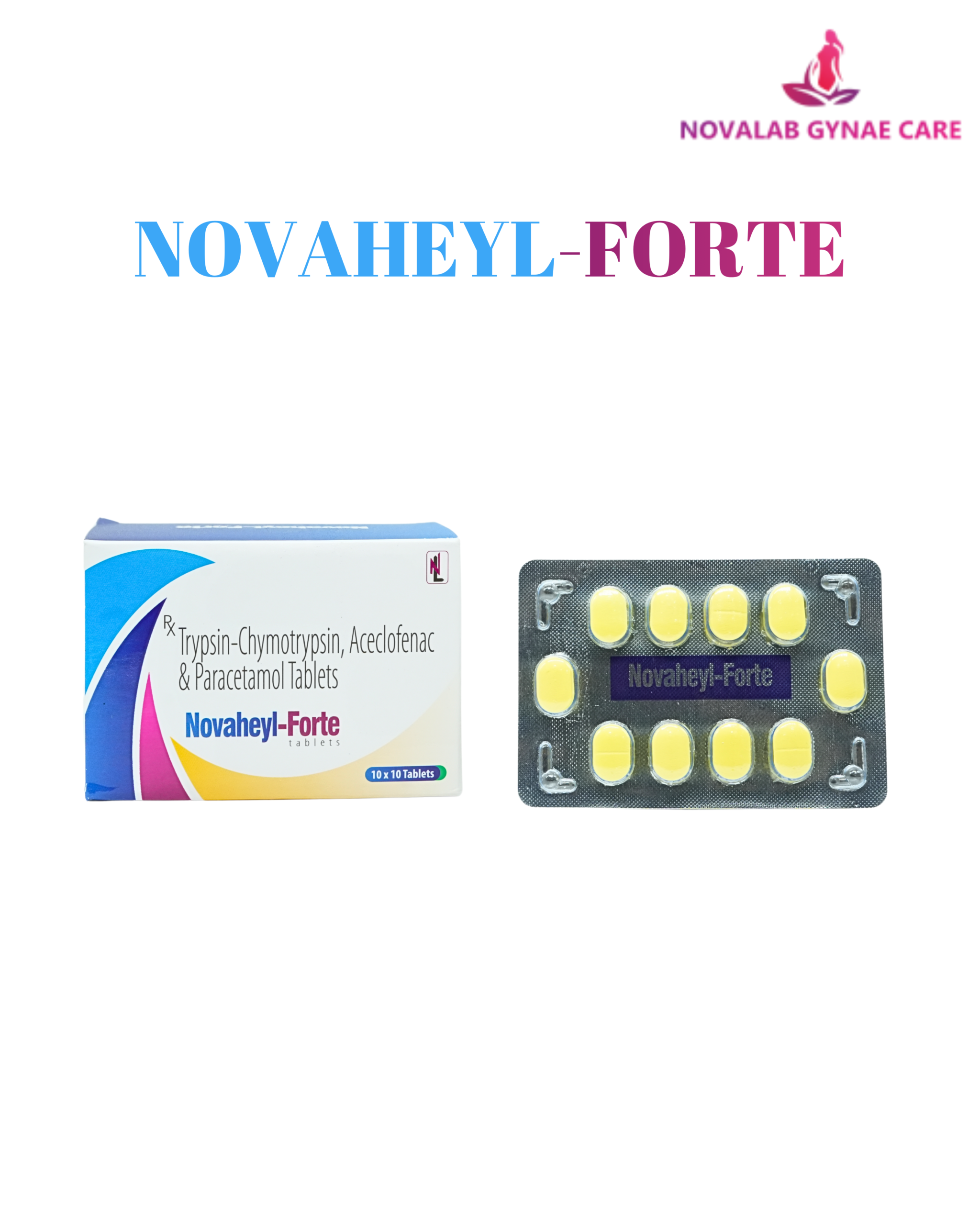 Trypsin-Chymotrypsin, Aceclofenac & Paracetamol Tablets