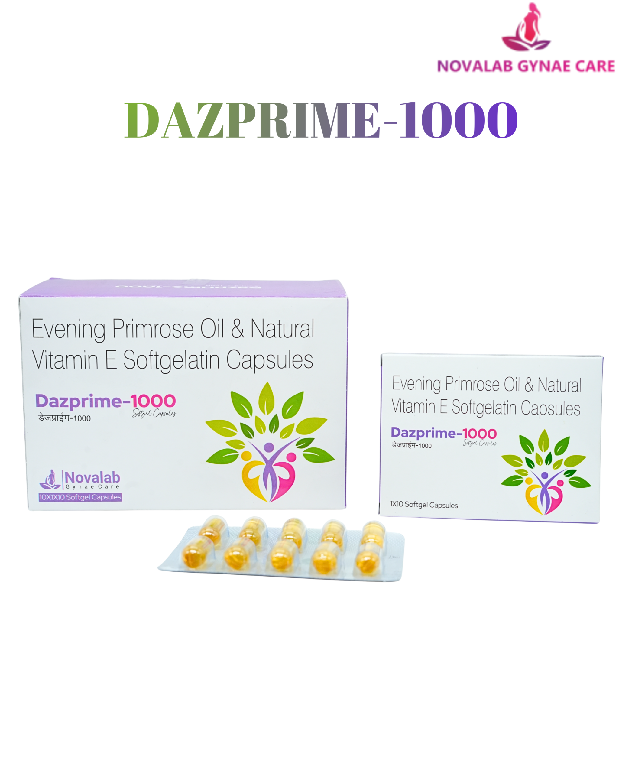 Evening Primrose Oil & Natural Vitamin E Softgelatin Capsules