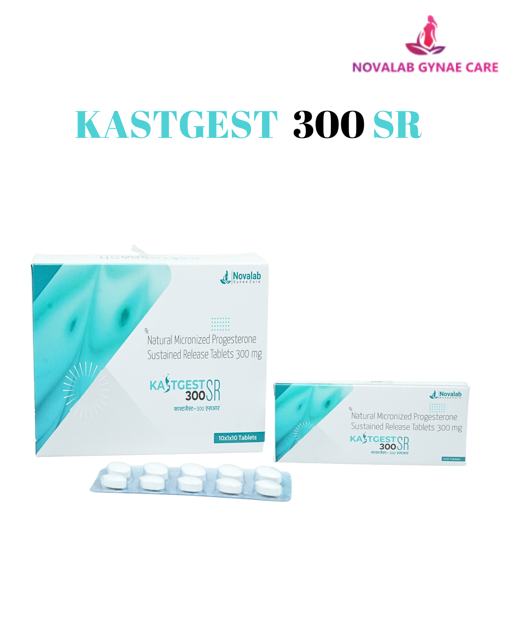 Natural Micronized Progesterone Sustained Release Tablets 300 mg